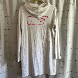 Vineyard Vines long sleeve hooded tunic beach swim cover size M